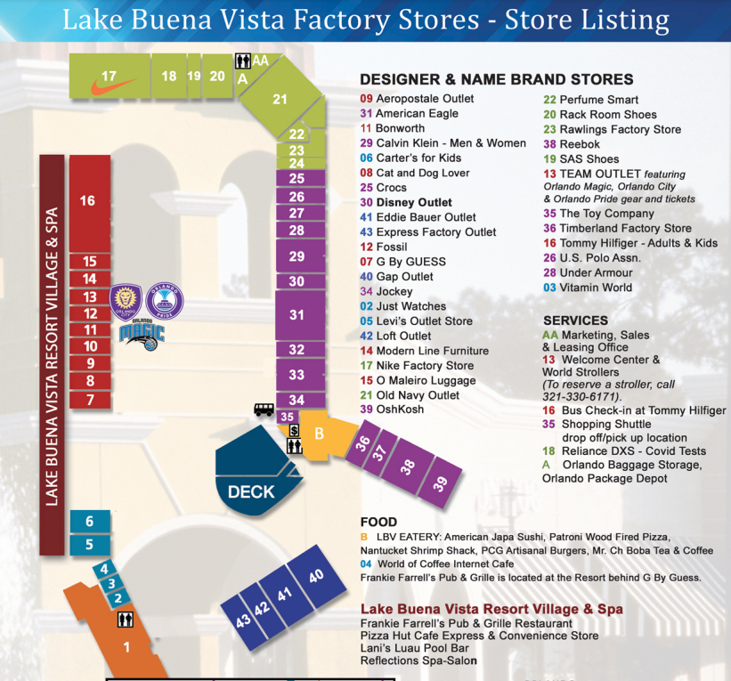 Lake Buena Vista Factory Stores - Outlet em Orlando