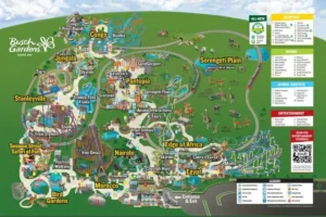 Mapa- Busch Gardens