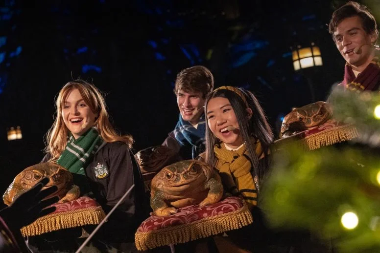 Apresentação de Natal Harry Potter Universal Orlando