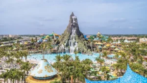 Volcano Bay fechado por causa do Furacão Helene