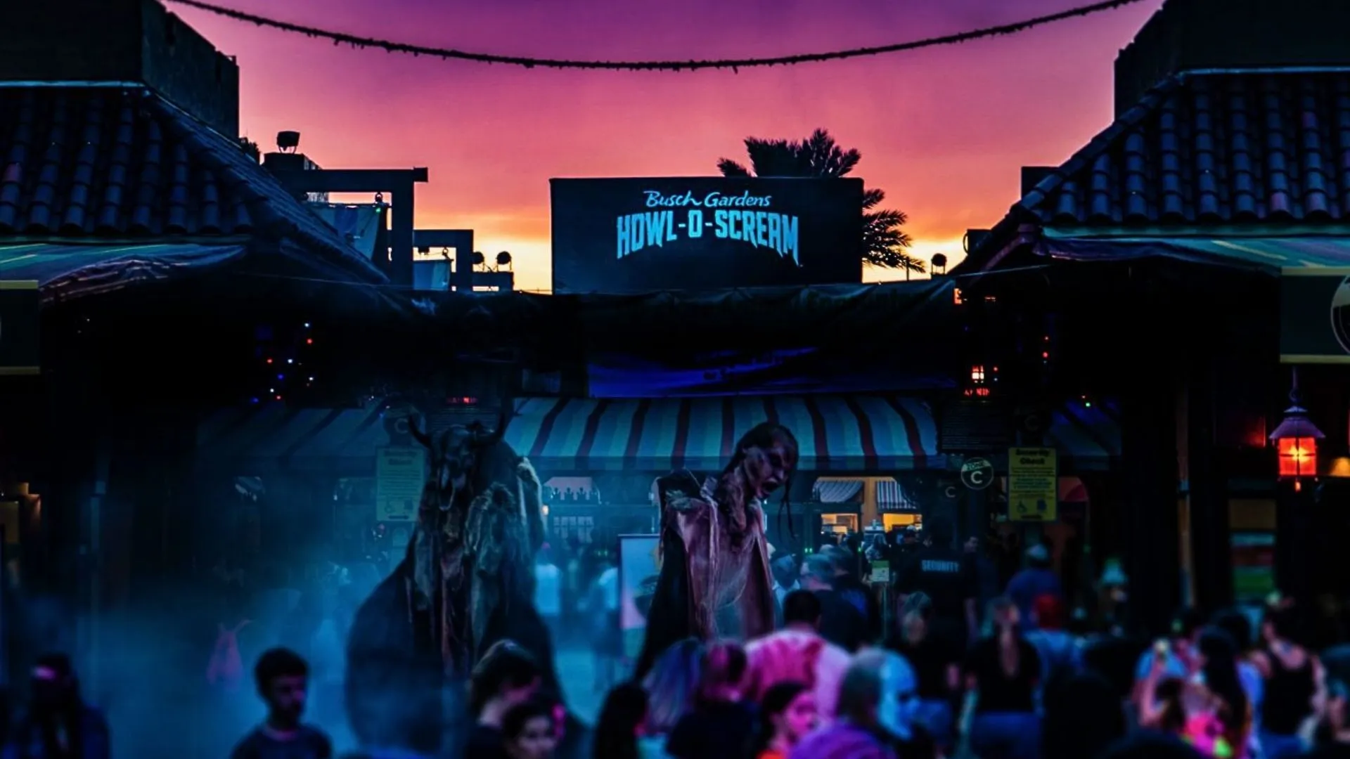 Halloween no Busch Gardens 2024: Howl-O-Scream