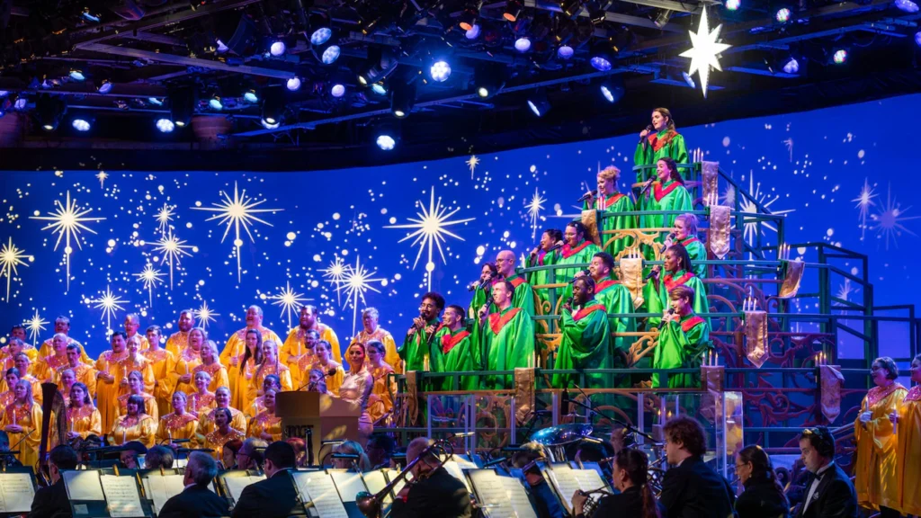 Candlelight Processional do evento EPCOT International Festival of the Holidays