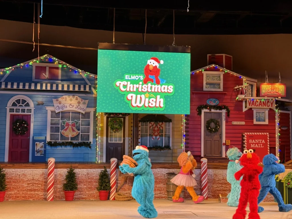 Elmo’s Christmas Wish Show do evento SeaWorld's Christmas Celebration