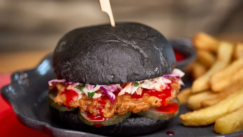 “Blood” Orange Chicken Sandwich 