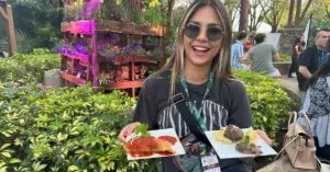 Fê Batista (Orlando Diferente) no evento Food and Wine do Busch Gardens