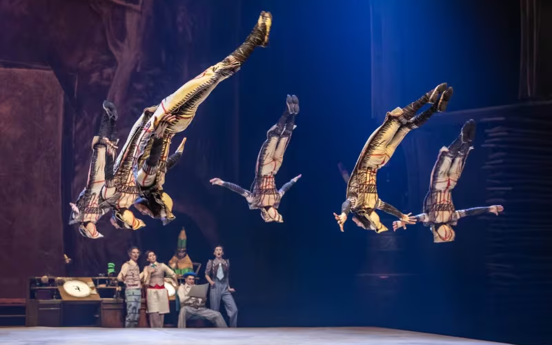 Tumbling no Cirque du Soleil de Orlando - Drawn to Life