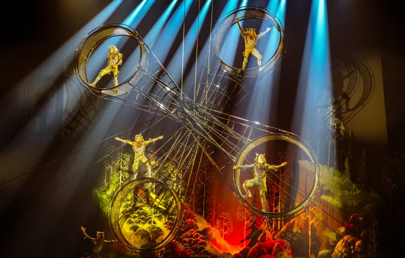 Wheel of Death do Cirque du Soleil Orlando - Drawn to Life