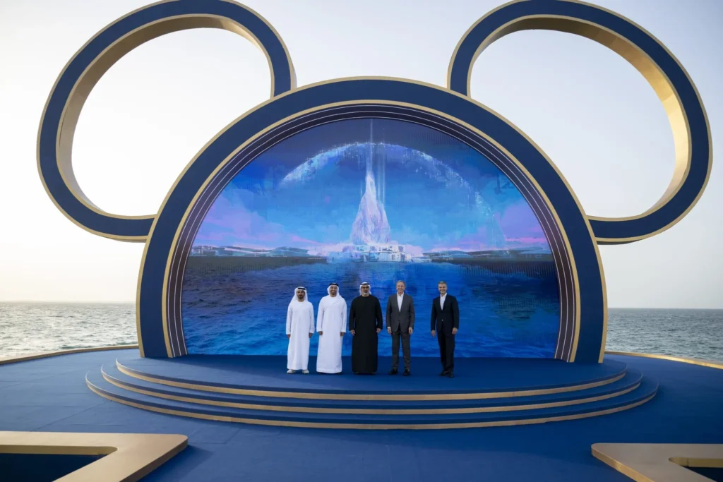 Anúncio do novo parque da Disney em Abu Dhabi, nos Emirados Árabes Unidos